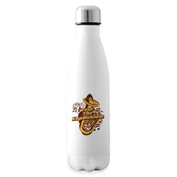 Fear The Euphonium Instrument Euphonist Player - Isolierflasche - Weiß - Rechts