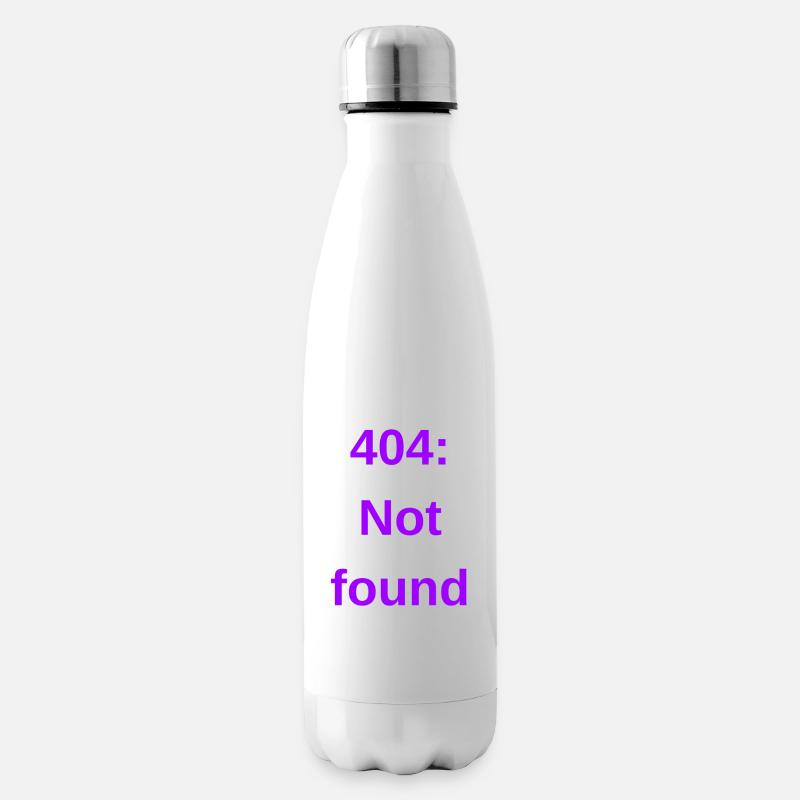 404: Not found - Isolierflasche - Weiß
