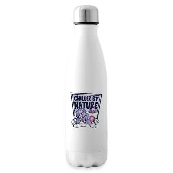 Chiller By Nature Brown-Throated Pilosa Folivora - Insulated Water Bottle - white - Right