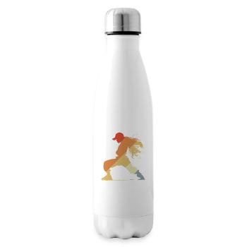 Vintage B-Girl - Isolierflasche - Weiß - Rechts