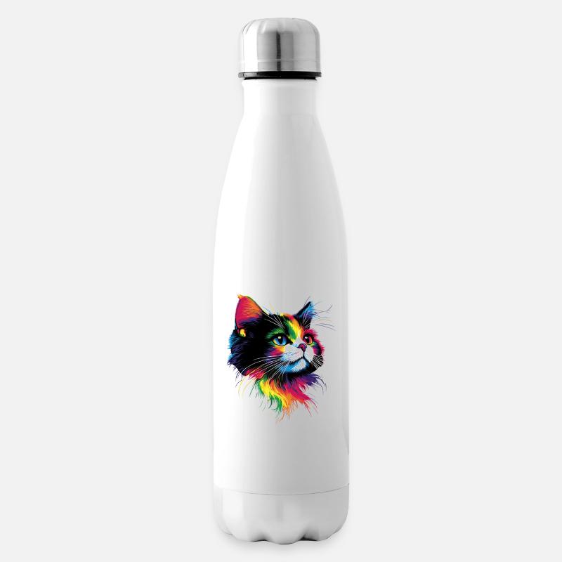 Ragdoll Katze Ragdollkatze Cat Süße Ragdoll Katzen - Isolierflasche - Weiß
