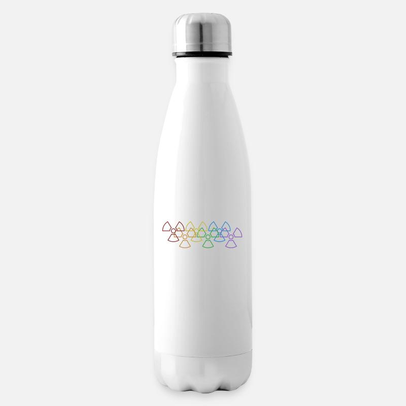 Nuklearingenieur LGBT Regenbogen Uran Nuklear - Isolierflasche - Weiß