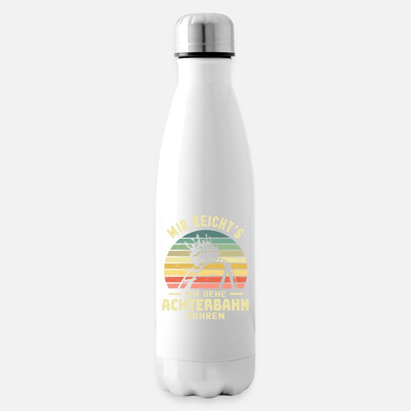 Achterbahn - Isolierflasche - Weiß