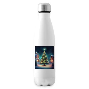 Santa Claus village - Insulated Water Bottle - white - Right