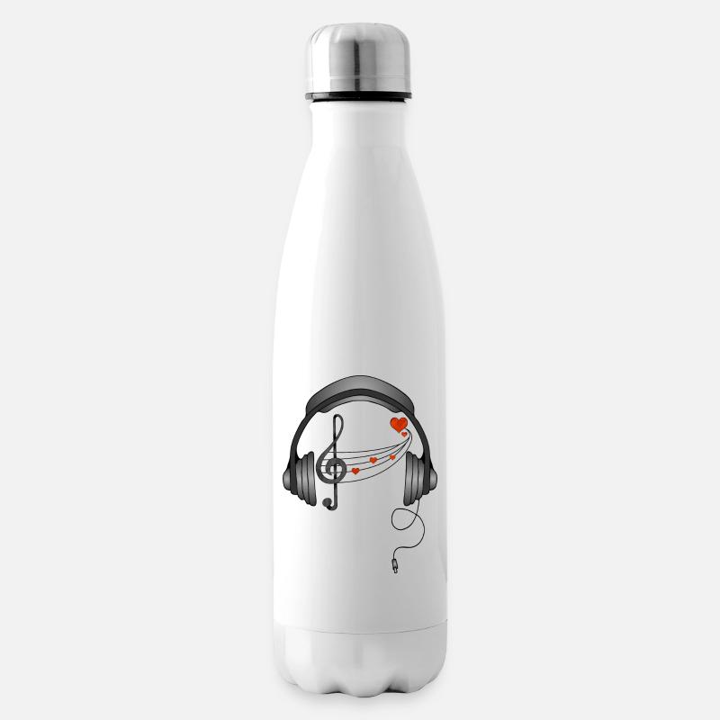 Kopfhörer - Isolierflasche - Weiß
