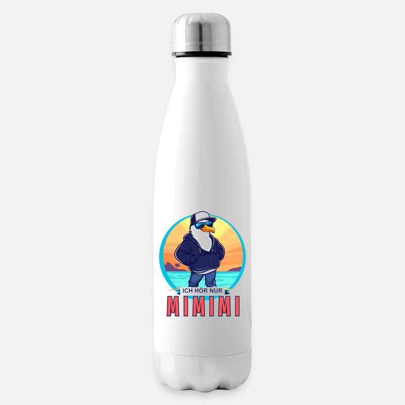 ICH HÖR NUR MIMIMI!!! - Isolierflasche - Weiß