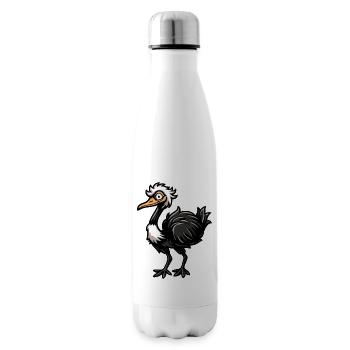 Strauss Bande dessinée - Bouteille isotherme - blanc - Droite