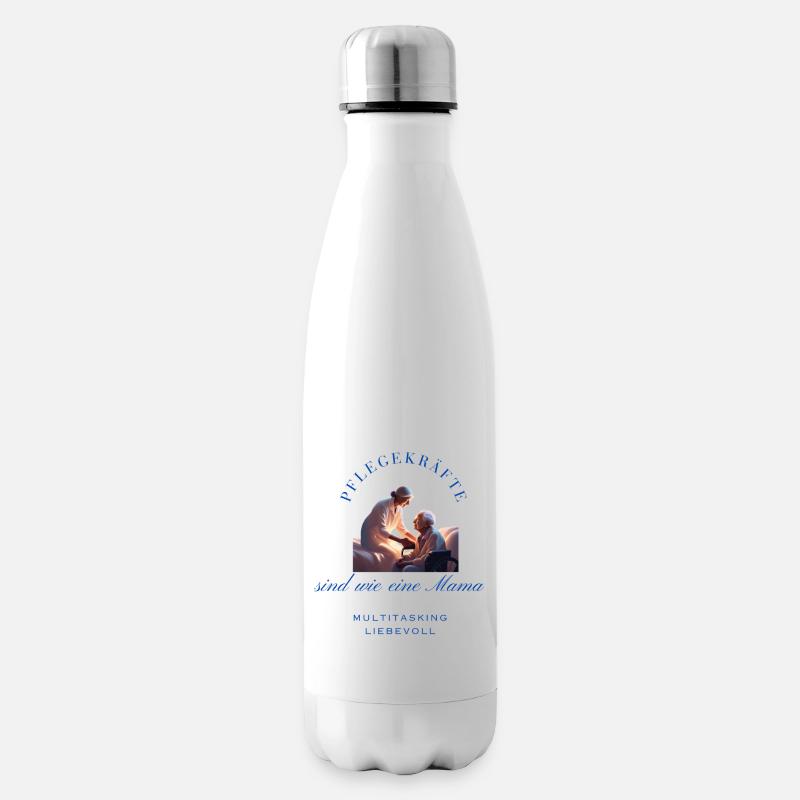 Pflegekräfte - Isolierflasche - Weiß