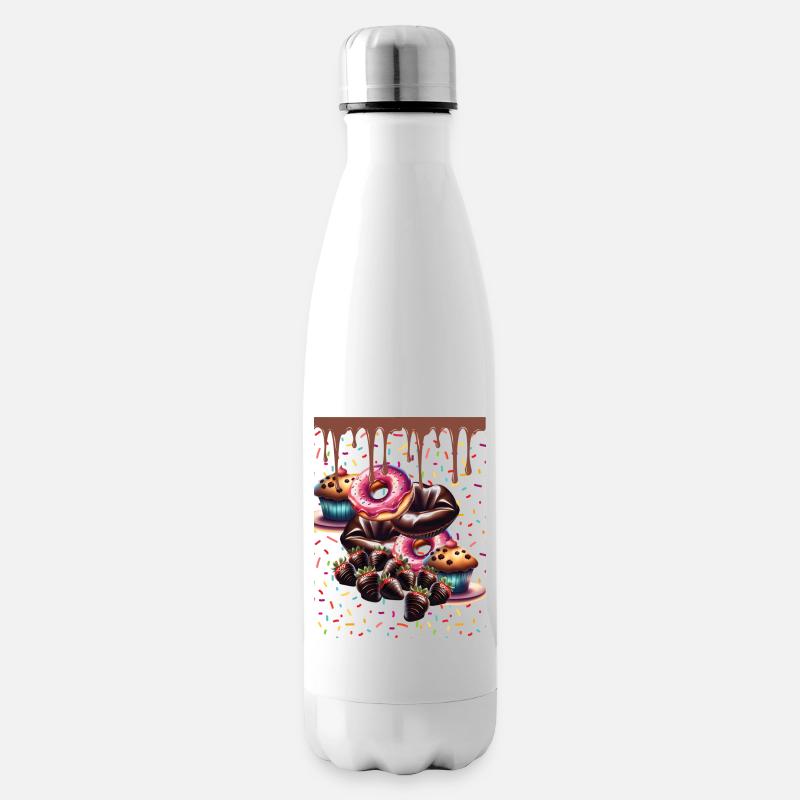 Süßigkeitenalarm - Isolierflasche - Weiß