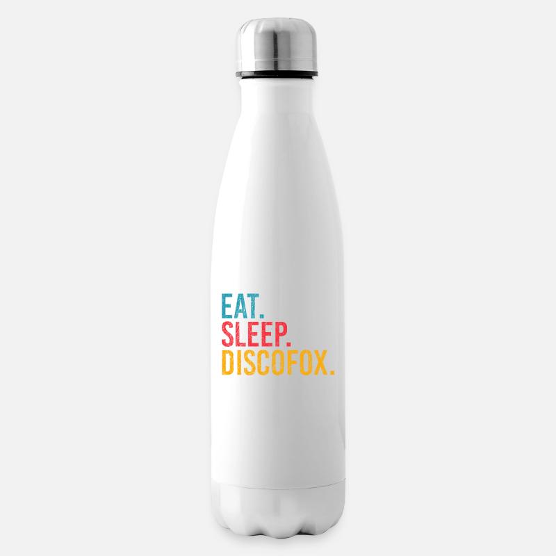 Eat Sleep Discofox Repeat für Tänzer - Isolierflasche - Weiß
