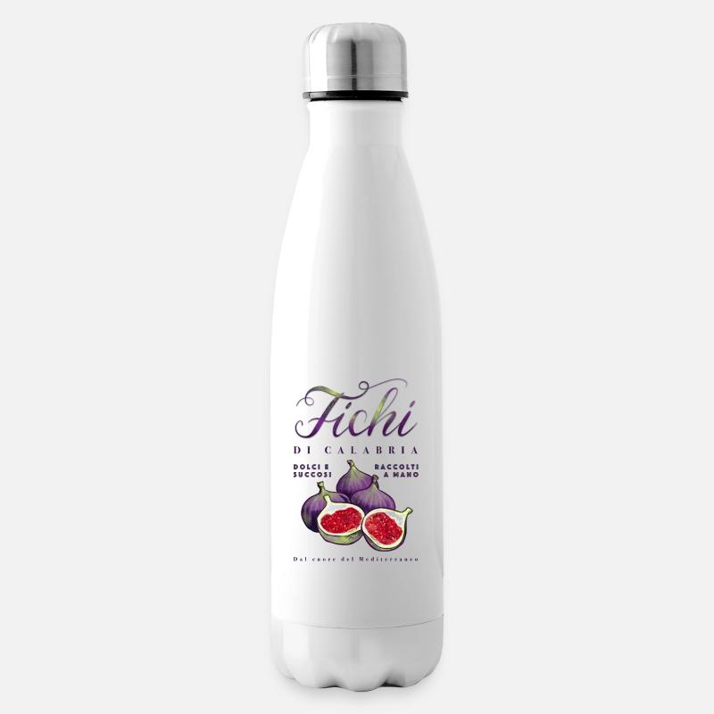 Feigen aus Kalabrien - Isolierflasche - Weiß