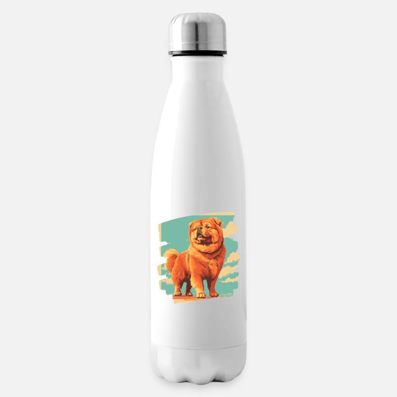 Chow Chow - Bouteille isotherme - blanc