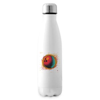 Bowling Vaporwave - Isolierflasche - Weiß - Rechts