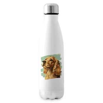 Cocker Spaniel - Bouteille isotherme - blanc - Droite