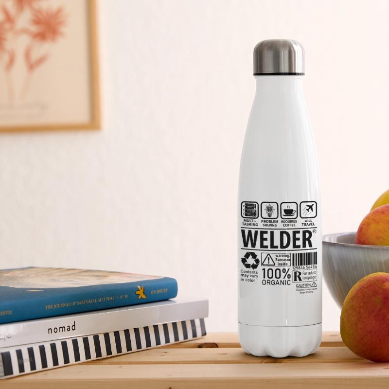Welder multi tasking problem solving requires Isolierflasche