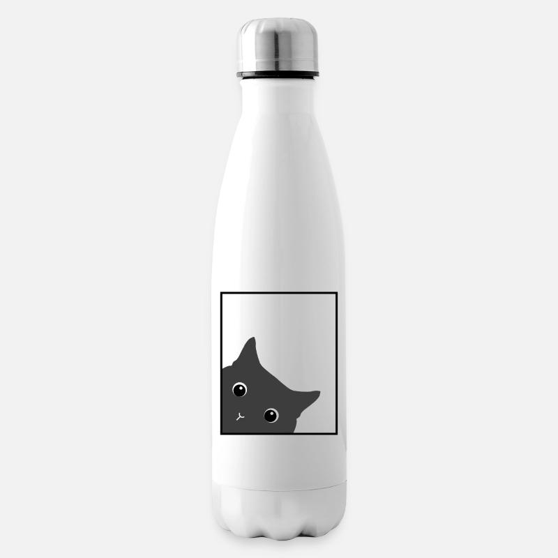 Schrödingers Katze - Isolierflasche - Weiß
