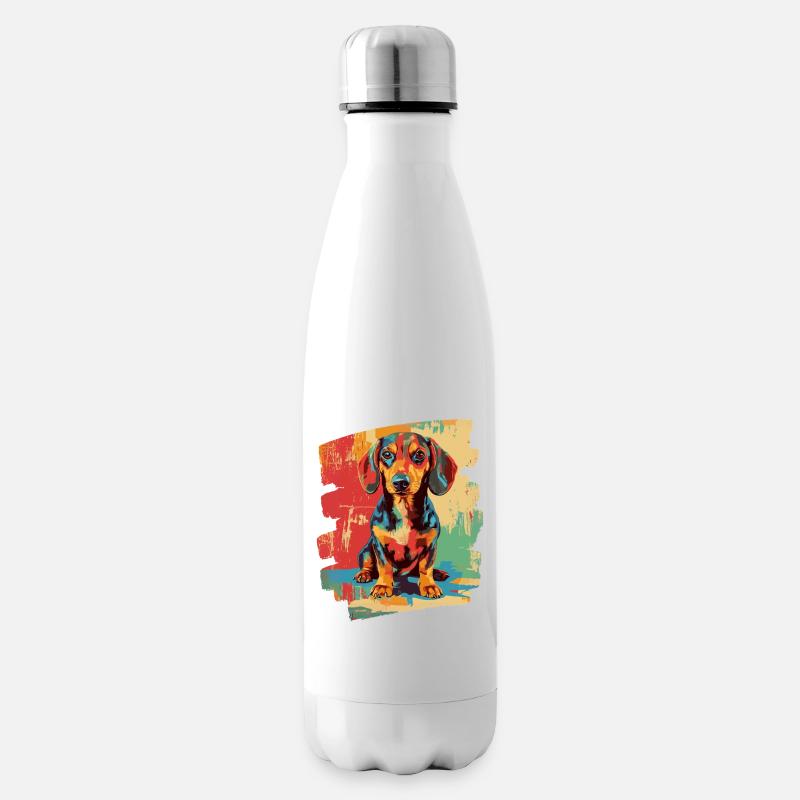 Teckel - Bouteille isotherme - blanc
