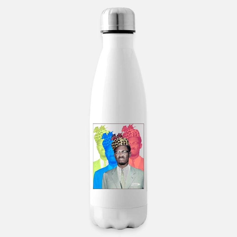 Patrice Lumumba - Isolierflasche - Weiß