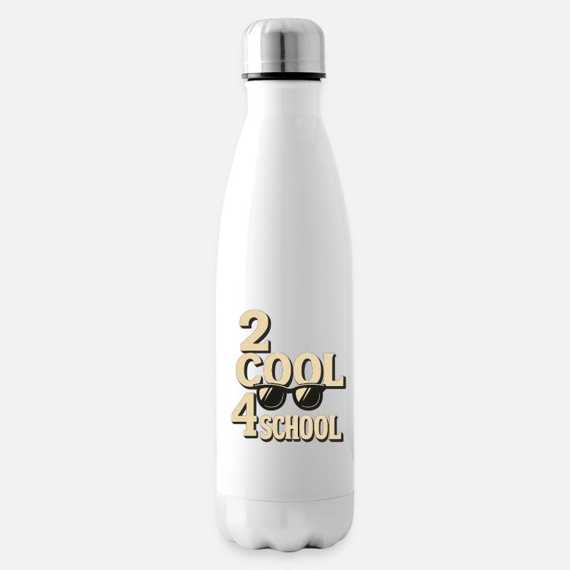 2 cool 4 Schule - Isolierflasche - Weiß