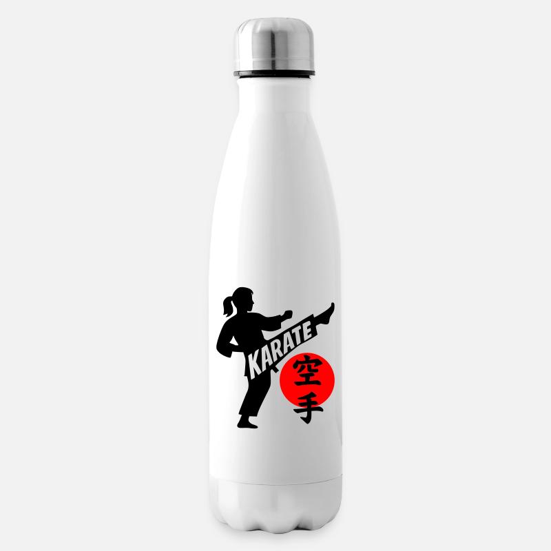 Karate - Isolierflasche - Weiß