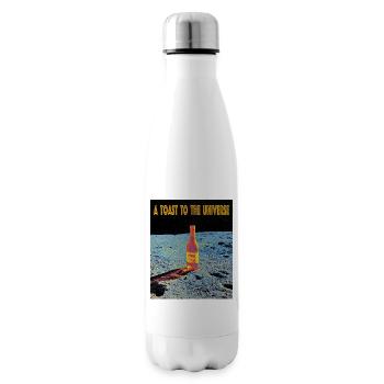 Weltraum-Feier mit Weinflasche - Isolierflasche - Weiß - Rechts