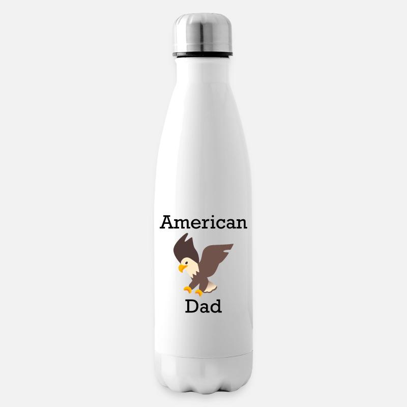 papa américain - Bouteille isotherme - blanc