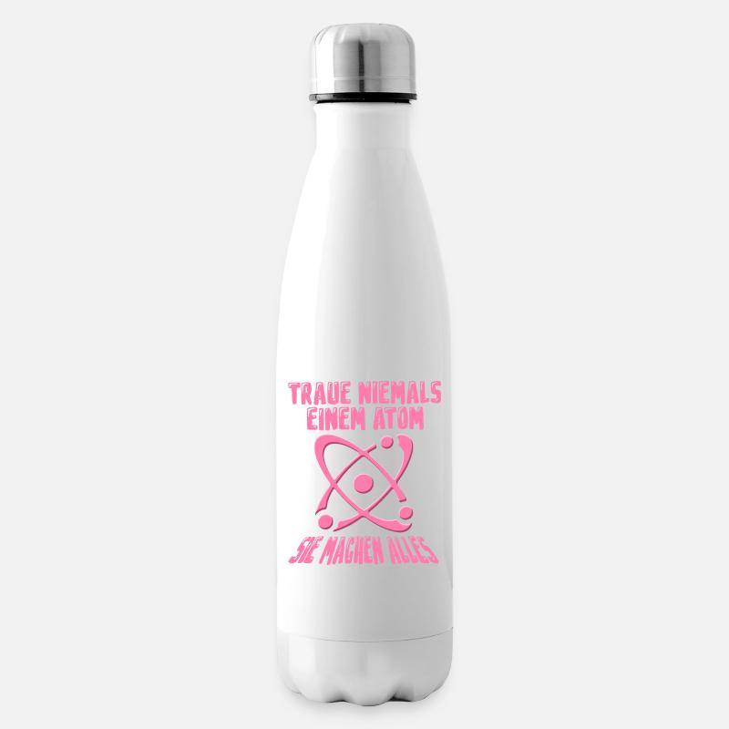 Physik Phyiker Lehrer Wissenschaft lustiger Spruch - Isolierflasche - Weiß