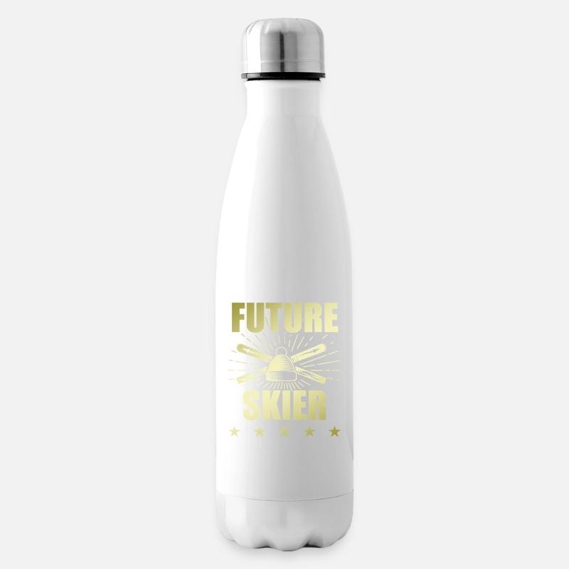zukunft ski sport - Isolierflasche - Weiß