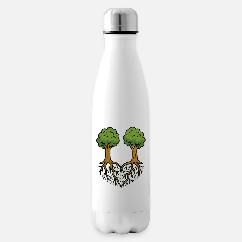 Gemeinsam verwurzelt - Isolierflasche - Weiß