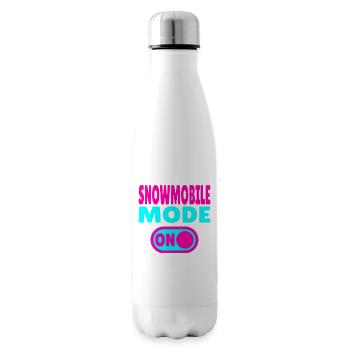 Snowmobile Mode ON - Isolierflasche - Weiß - Rechts