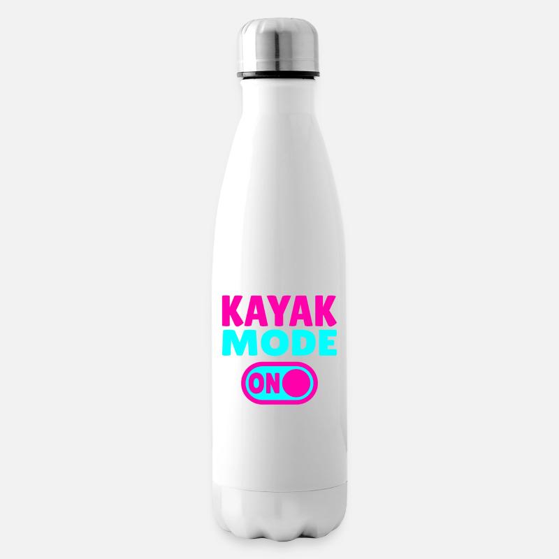 Kayak Mode ON - Isolierflasche - Weiß