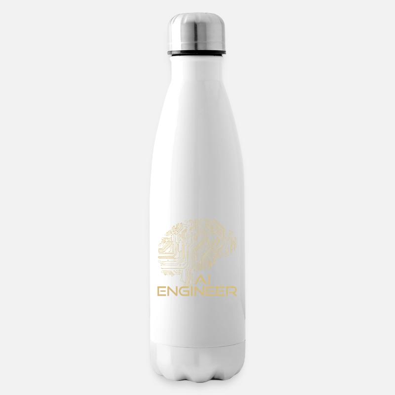 AI Engineer – Artificial Intelligence & Technology - Insulated Water Bottle - white