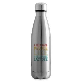 Blähungen Milch Allergie Laktose Intoleranz - Isolierflasche - Lightsilver - Rechts