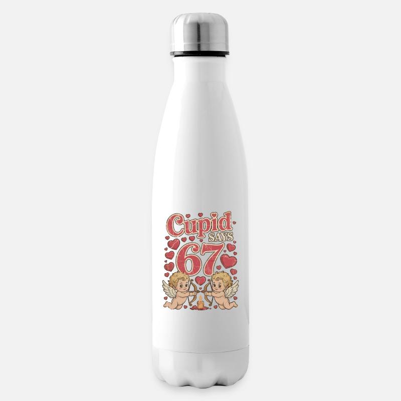 Cupid sagt 67 - Isolierflasche - Weiß