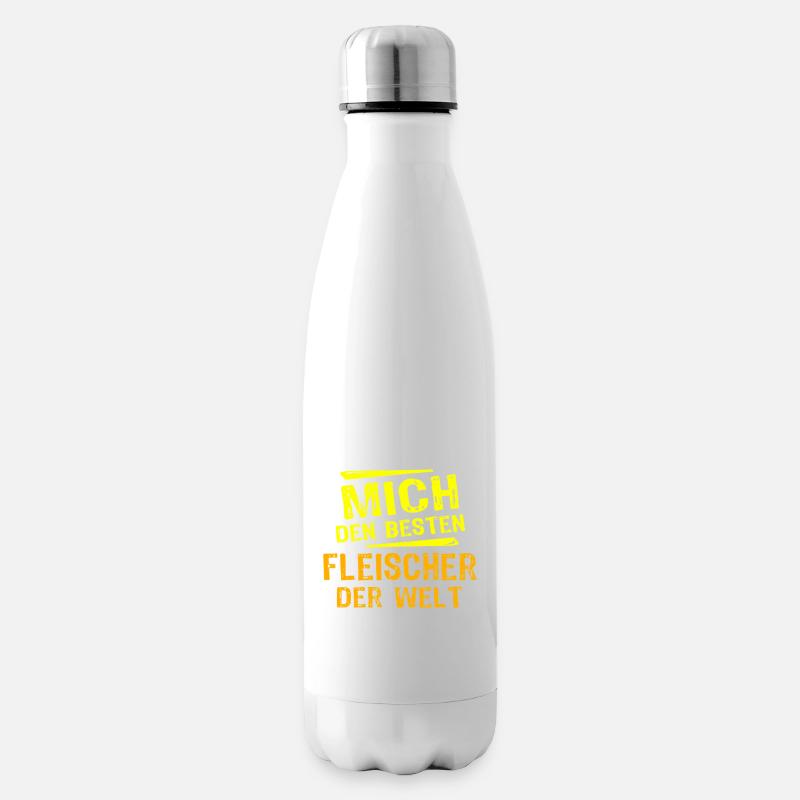Fleischer Geschenk - Isolierflasche - Weiß