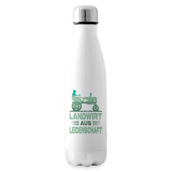 Landwirt Geschenke Landwirtschaft Traktor Bauer - Isolierflasche - Weiß - Rechts