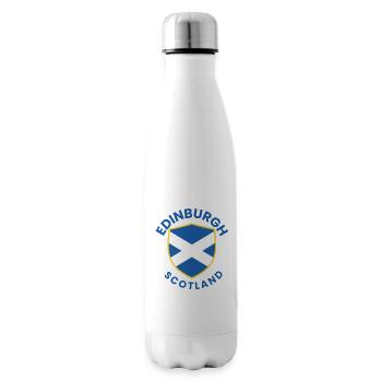 Edinburgh Scotland Wappen - Isolierflasche - Weiß - Rechts