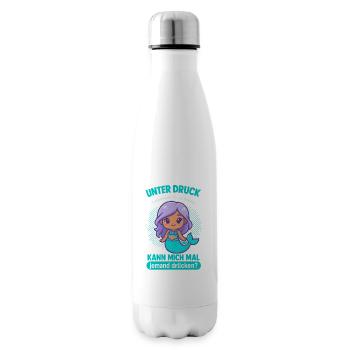 Unter Druck Meerjungfrau - Isolierflasche - Weiß - Rechts