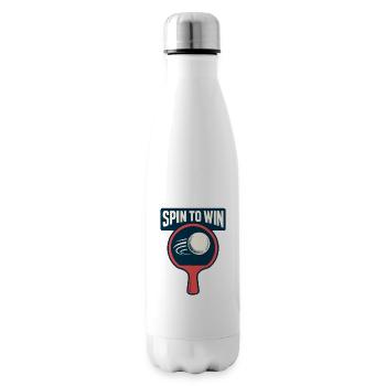 Spin to Win - Ping Pong - Bouteille isotherme - blanc - Droite