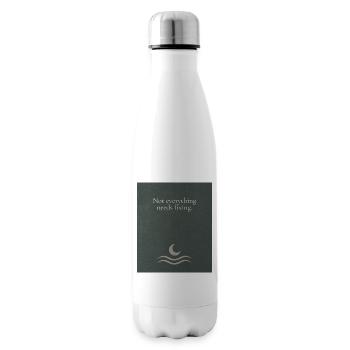 Not everything needs fixing - Insulated Water Bottle - white - Right