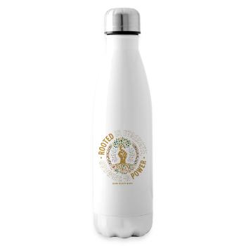 Puissance des racines : Grandir en puissance - Bouteille isotherme - blanc - Droite
