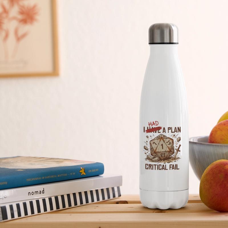 Échec critique – J’avais un plan cube Bouteille isotherme