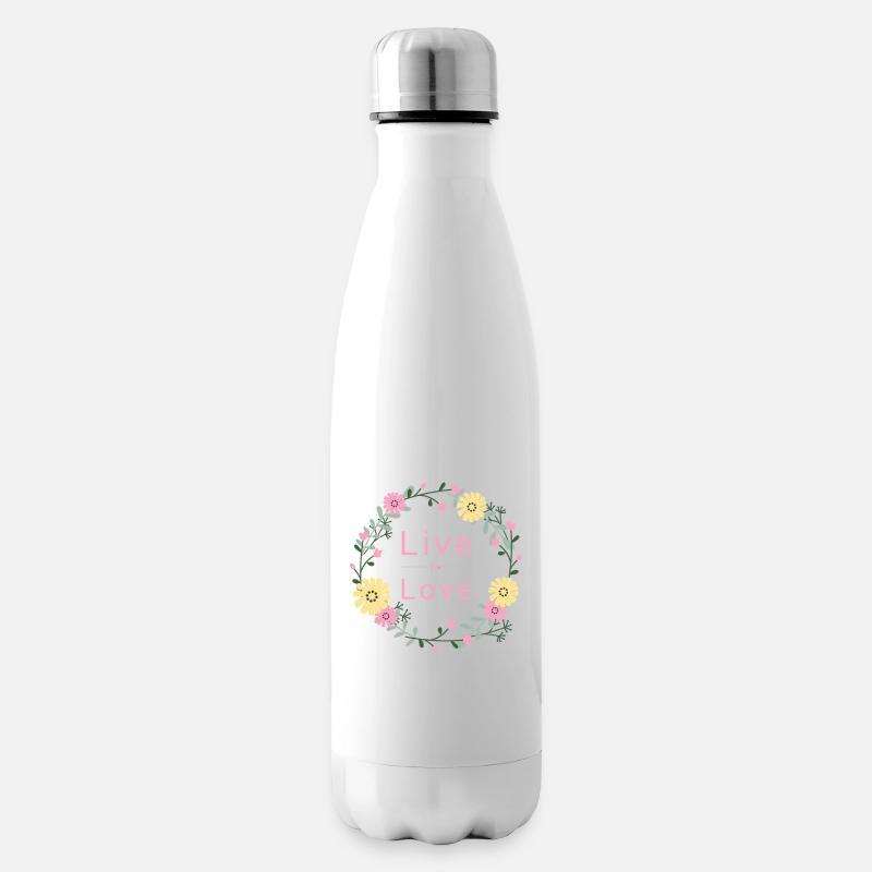 Vivre pour aimer - Bouteille isotherme - blanc