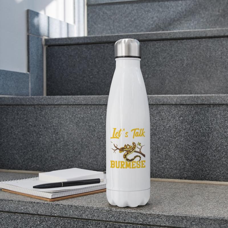  Burmese Python Owner Snake Terrarium Hide Python Insulated Water Bottle