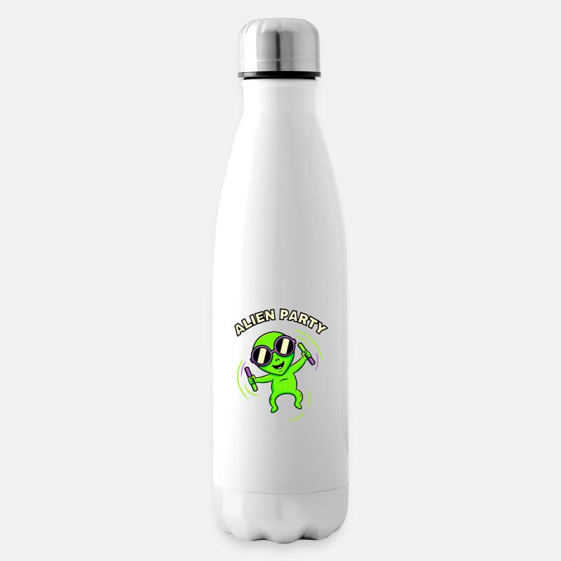 Parti Alien - Bouteille isotherme - blanc