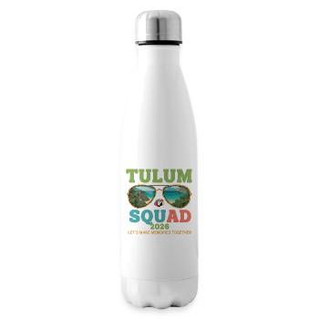 Tulum Squad 2026 Urlaub - Isolierflasche - Weiß - Rechts