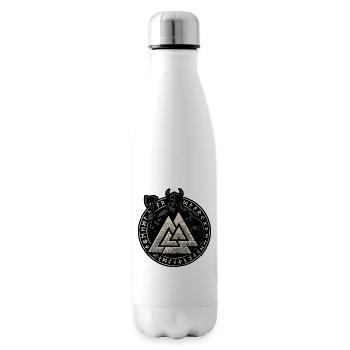 Nordisches Runenkriegsherren-Emblem - Isolierflasche - Weiß - Rechts