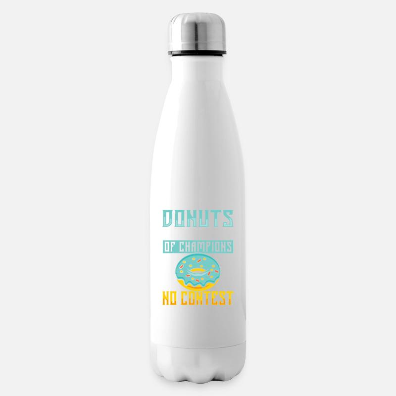 Restauration rapide en donuts - Bouteille isotherme - blanc