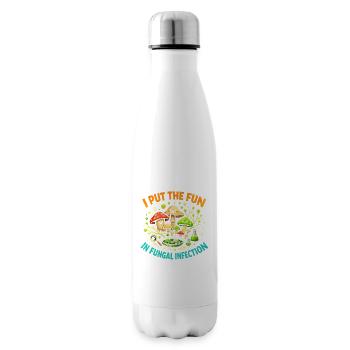 Pure mushroom fun | Mycology Humor - Insulated Water Bottle - white - Right