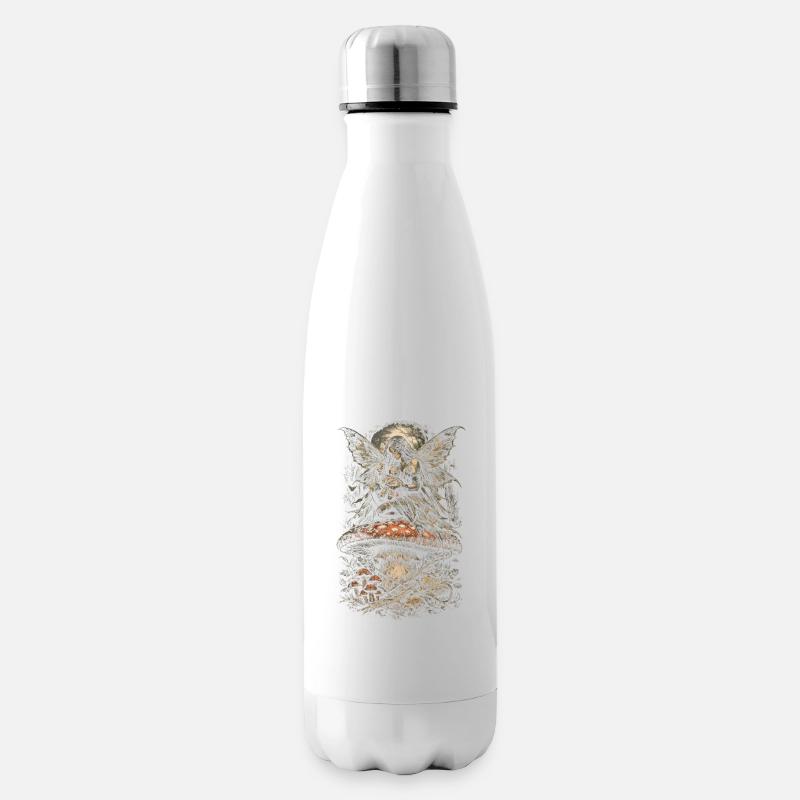 Fairycore Fee Gotisch - Isolierflasche - Weiß